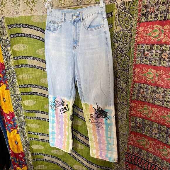 Urban Outfitters BDG High-Waisted Isabel Design Cowboy Jeans Size 28 - Picture 7 of 16